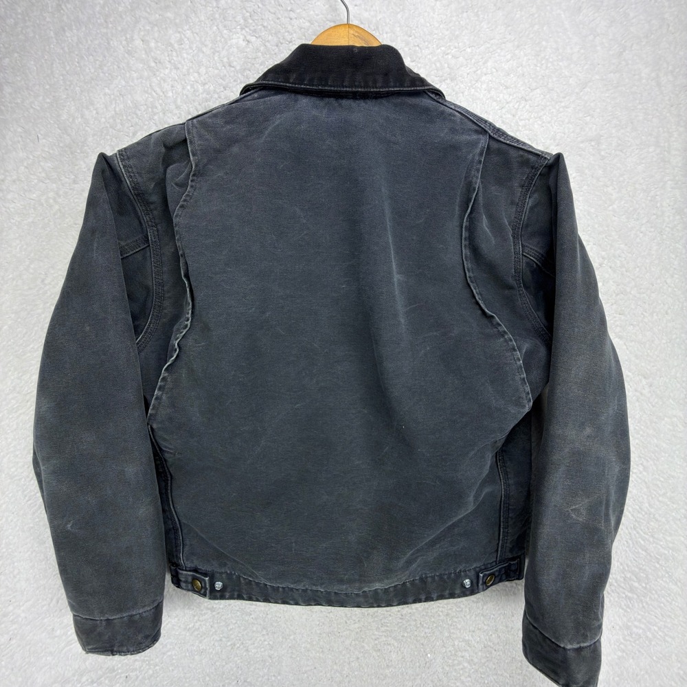 Carhartt Detroit Jacket Blanket Lined Mens Medium J97 PTL Petrol Gray - Picture 3 of 16